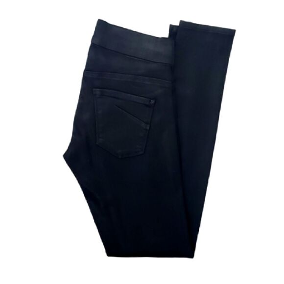 James Jeans Twiggy Slip On Glossed Denim Leggings - Picture 1 of 9